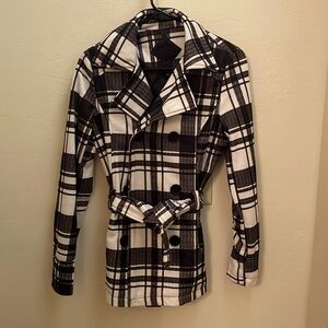 Jou Jou Plaid Jacket Size Small.
